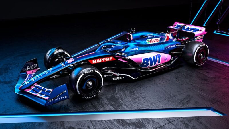 Alpine 2022 A522 F1 carAlpine 2022 A522 F1 car