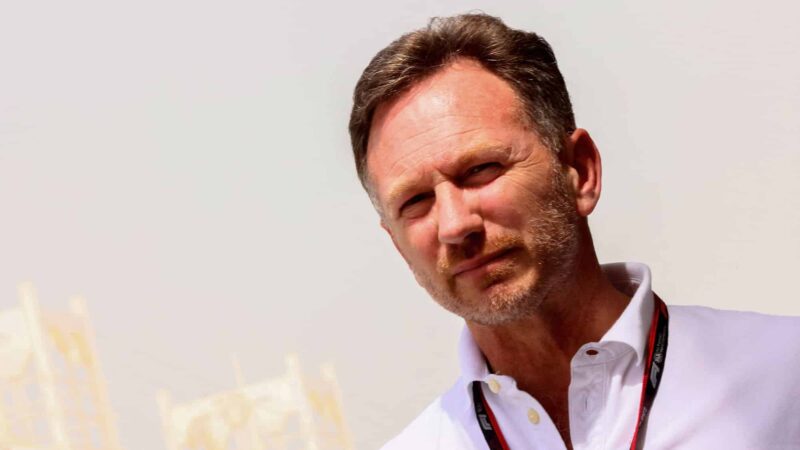 Christian Horner at 2022 F1 Bahrain testing