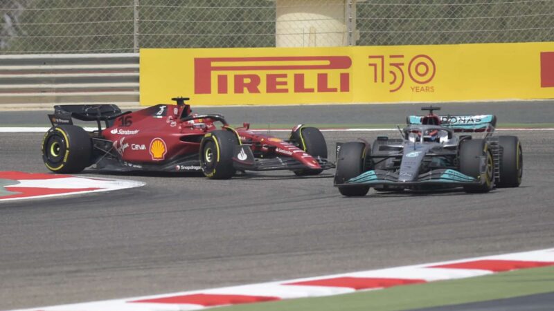 Ferrari, Mercedes F1 Testing 2022