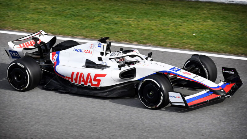 Nikita Mazepin Haas Barcelona pre-season test 2022