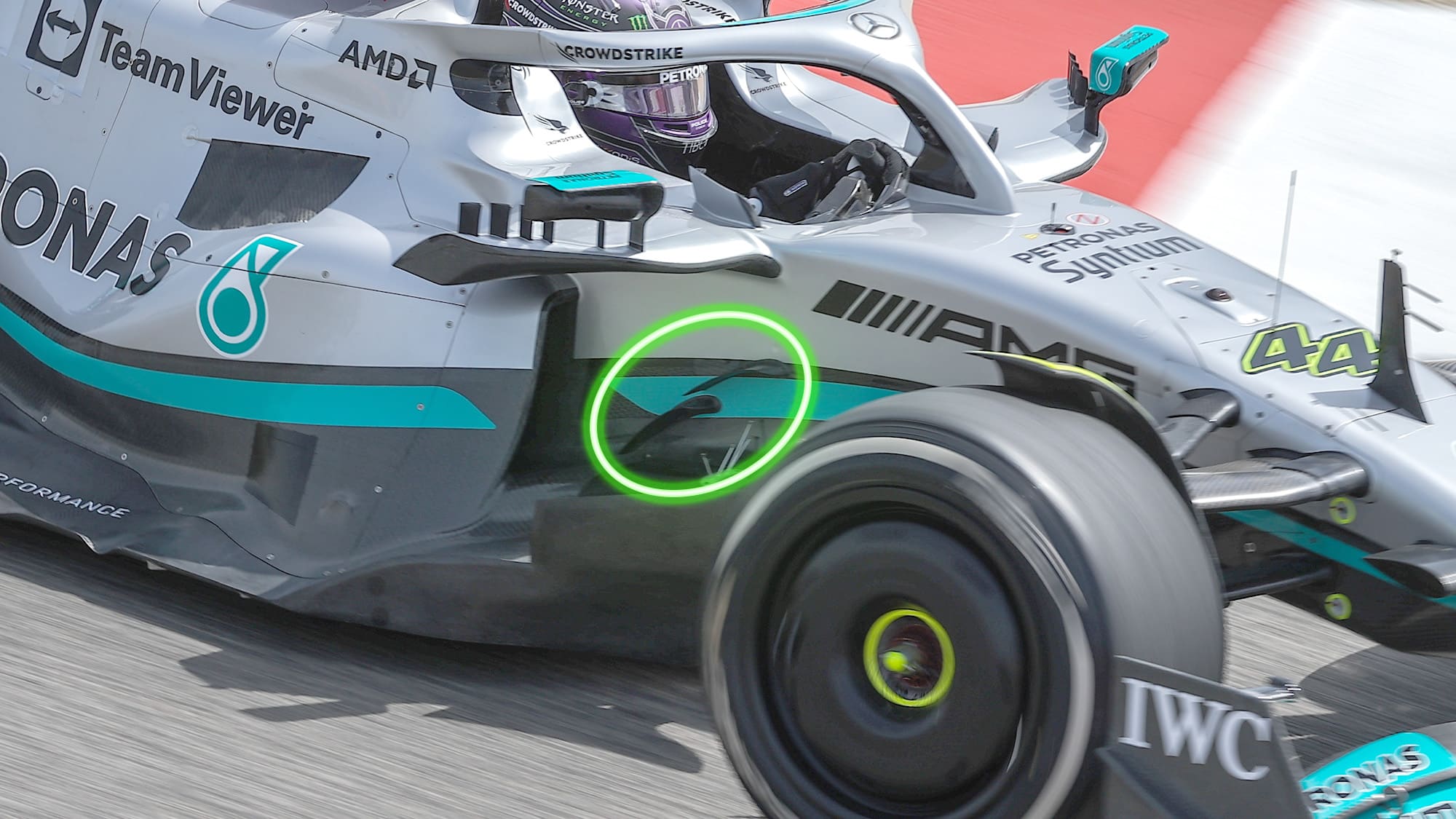 Mercedes canard diagram