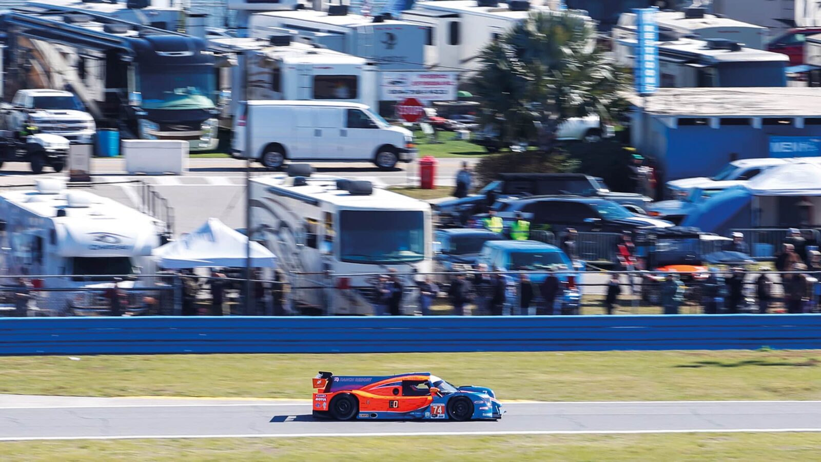 Prototype car at 2022 Daytona 24