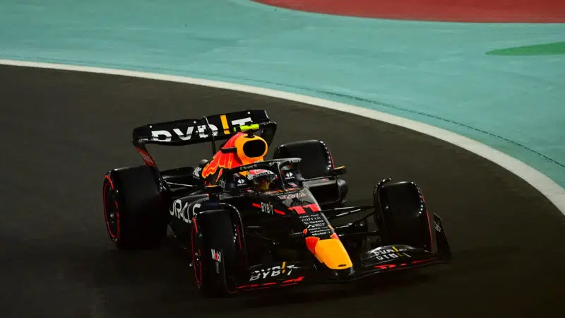 Sergio Perez in qualifying for the 2022 Saudi Arabian Grand Prix