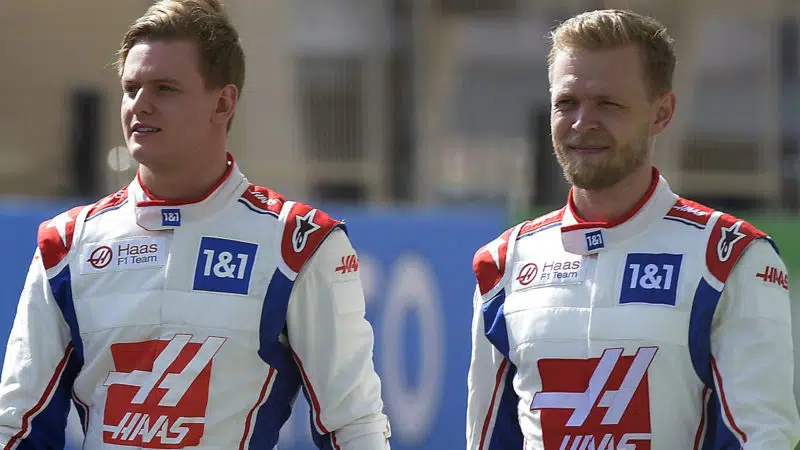 Kevin Magnussen, 2022 F1 testing