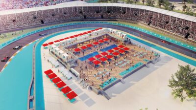Miami GP beach club