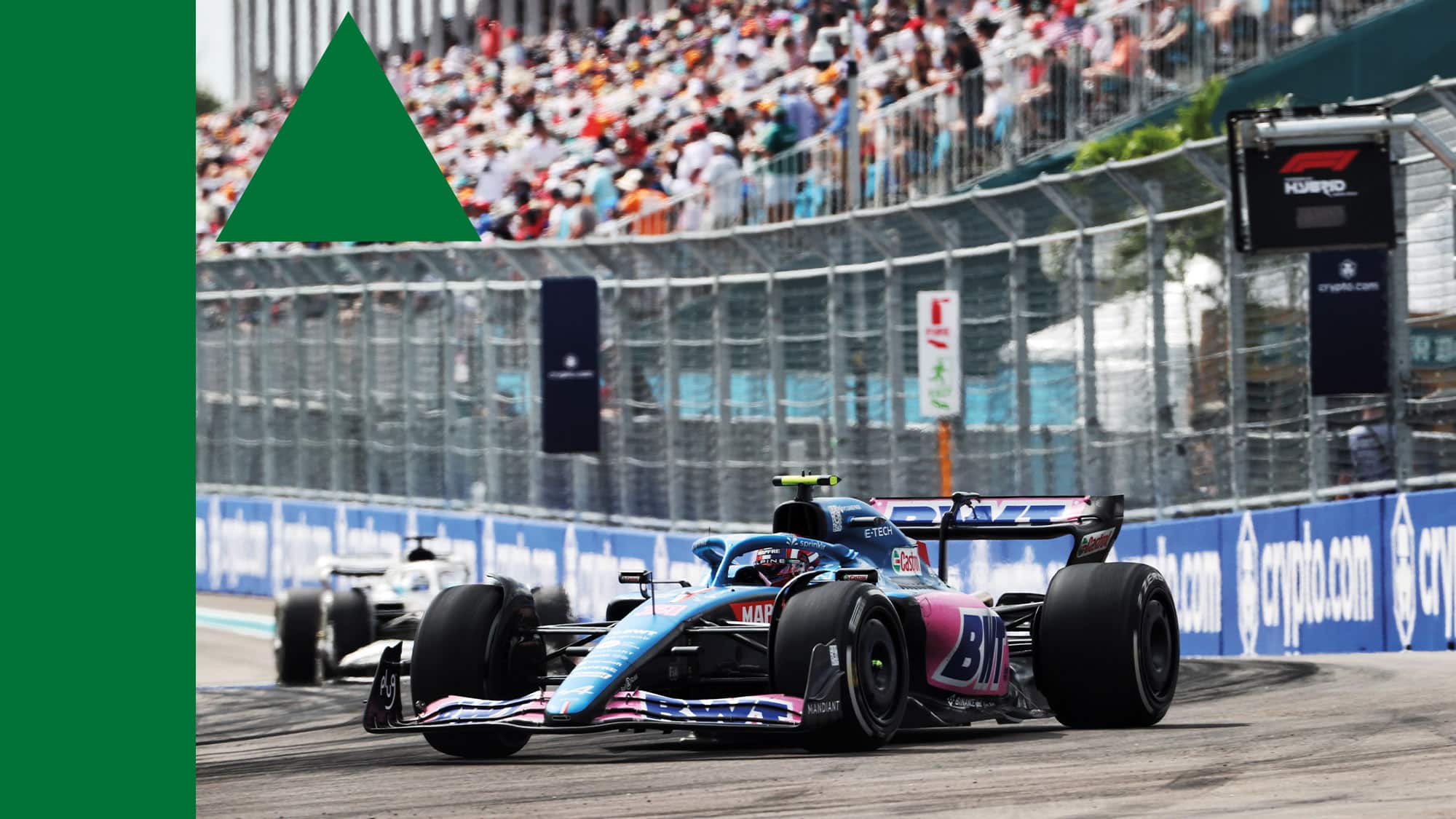 Esteban Ocon going up