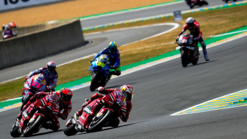 Lead group at 2022 MotoGP Franch Grand Prix