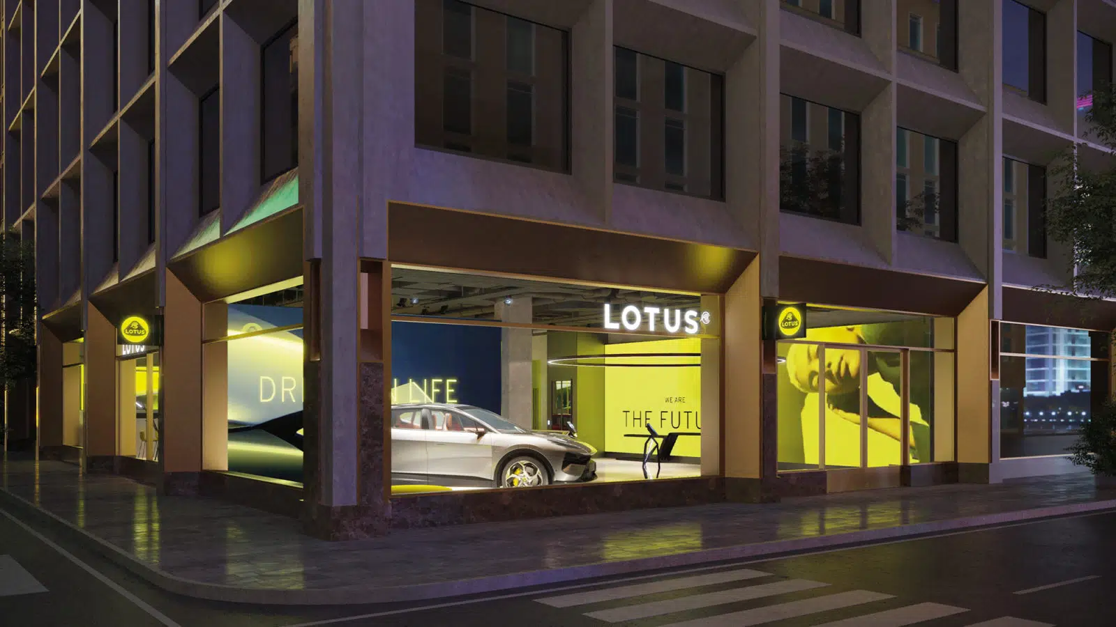 Lotus showroom in Kensington