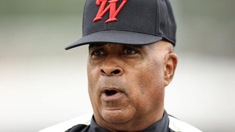 STAFFORD SPRINGS, CONNECTICUT - JUNE 12: SRX driver Willy T. Ribbs waits on the grid during practice for the Inaugural Superstar Racing Experience Event at Stafford Motor Speedway on June 12, 2021 in Stafford Springs, Connecticut. (Photo by Elsa/SRX via Getty Images)