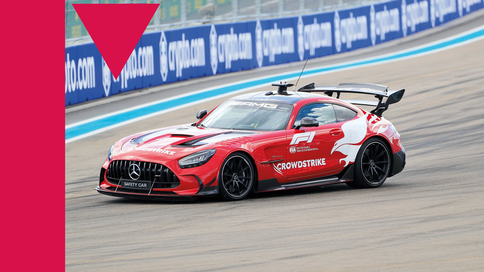 Safety car going down