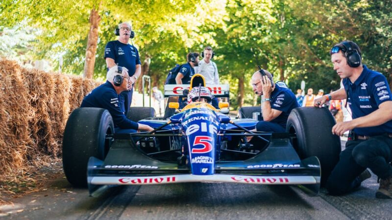 Nigel Mansell at 2022 Goodwood Festival of Speed