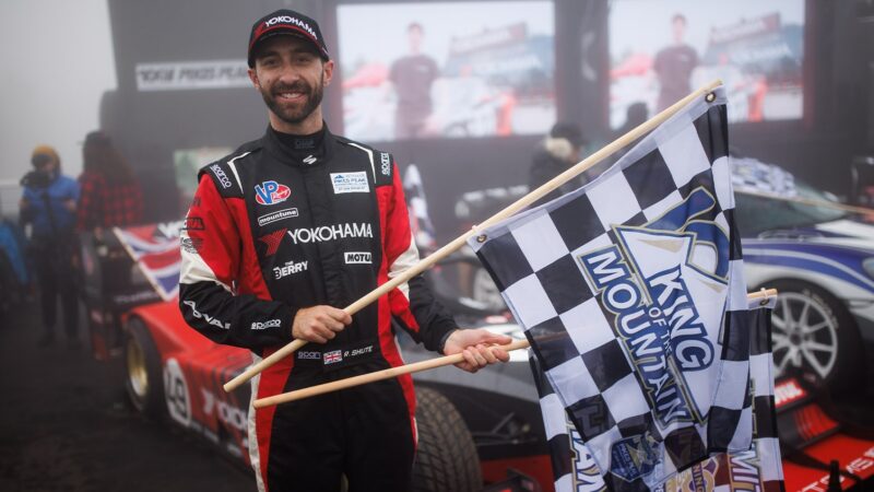 Robin Shute celebrates third Pikes Peak win