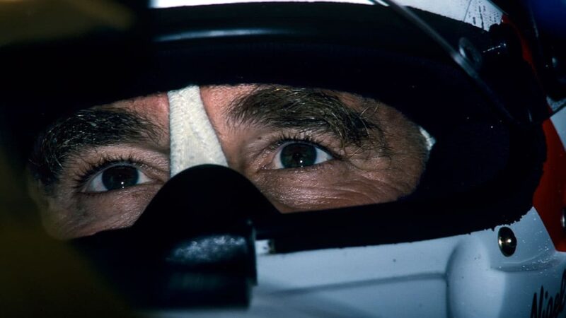 Nigel Mansell, Grand Prix of Great Britain, Silverstone Circuit, 12 July 1992. (Photo by Paul-Henri Cahier/Getty Images)