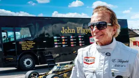 Back in black: Lotus and Emerson reunited at Brands Hatch