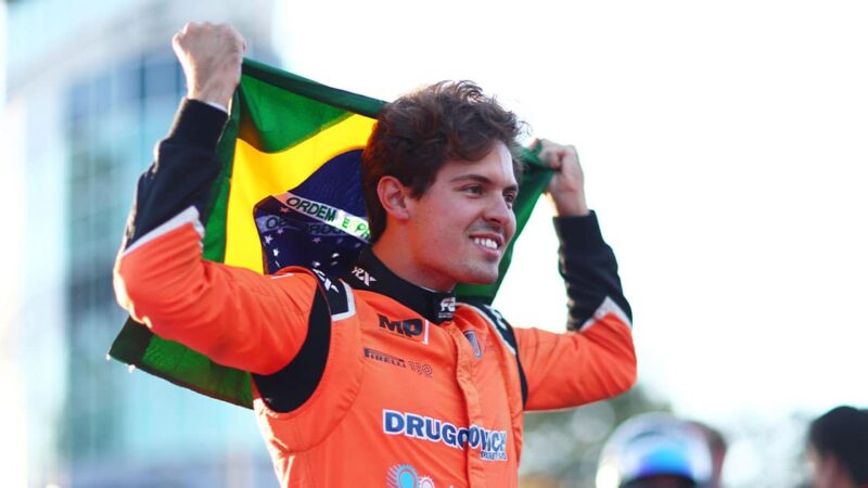 Formula-2-driver-Felipe-Drugovich-at-Monza-2022