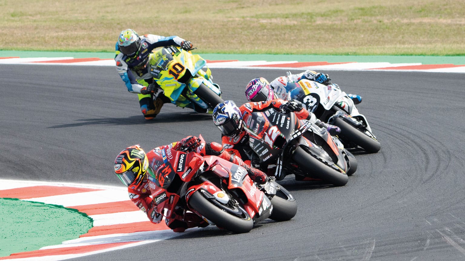 Pecco Bagnaia in the 2022 MotoGP San Marino GP