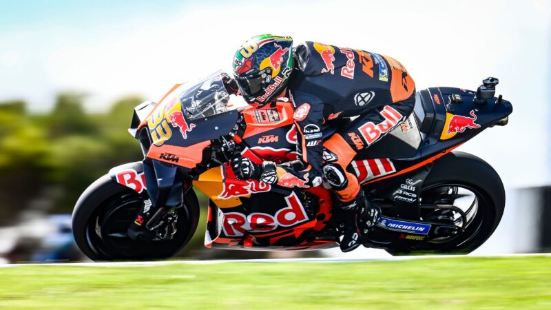 Brad Binder on 2022 KTM MotoGP bike