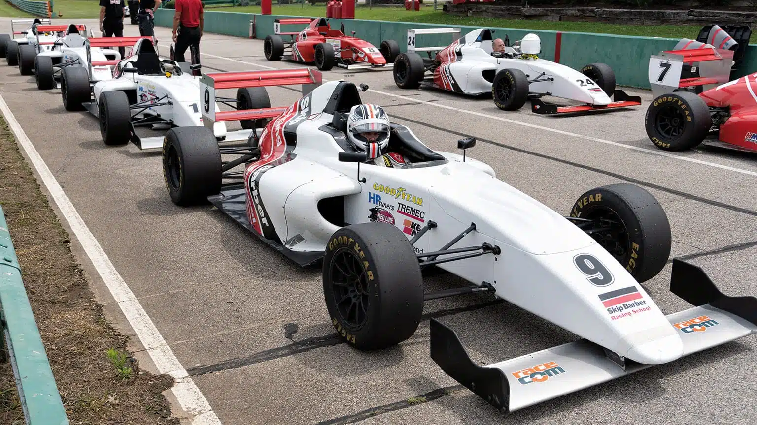 Formula 4 starting grid