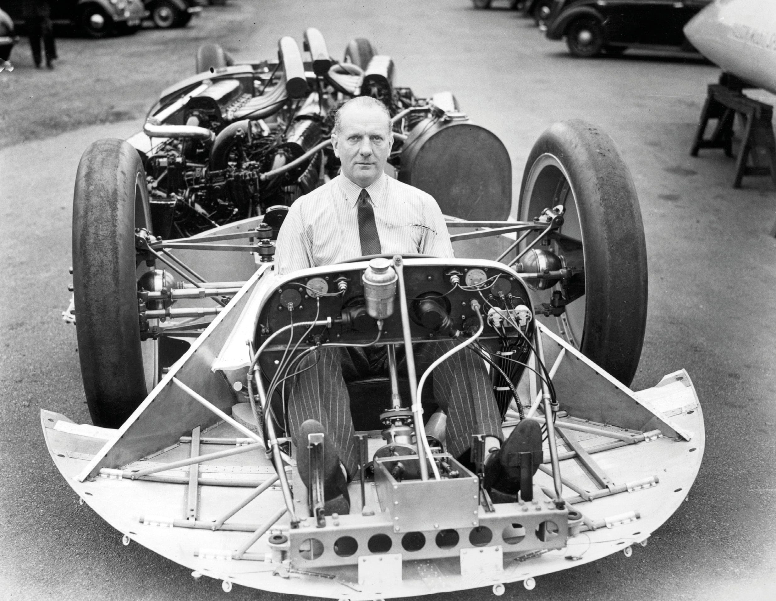 John Cobb Railton Mobil Special Broklands 1947