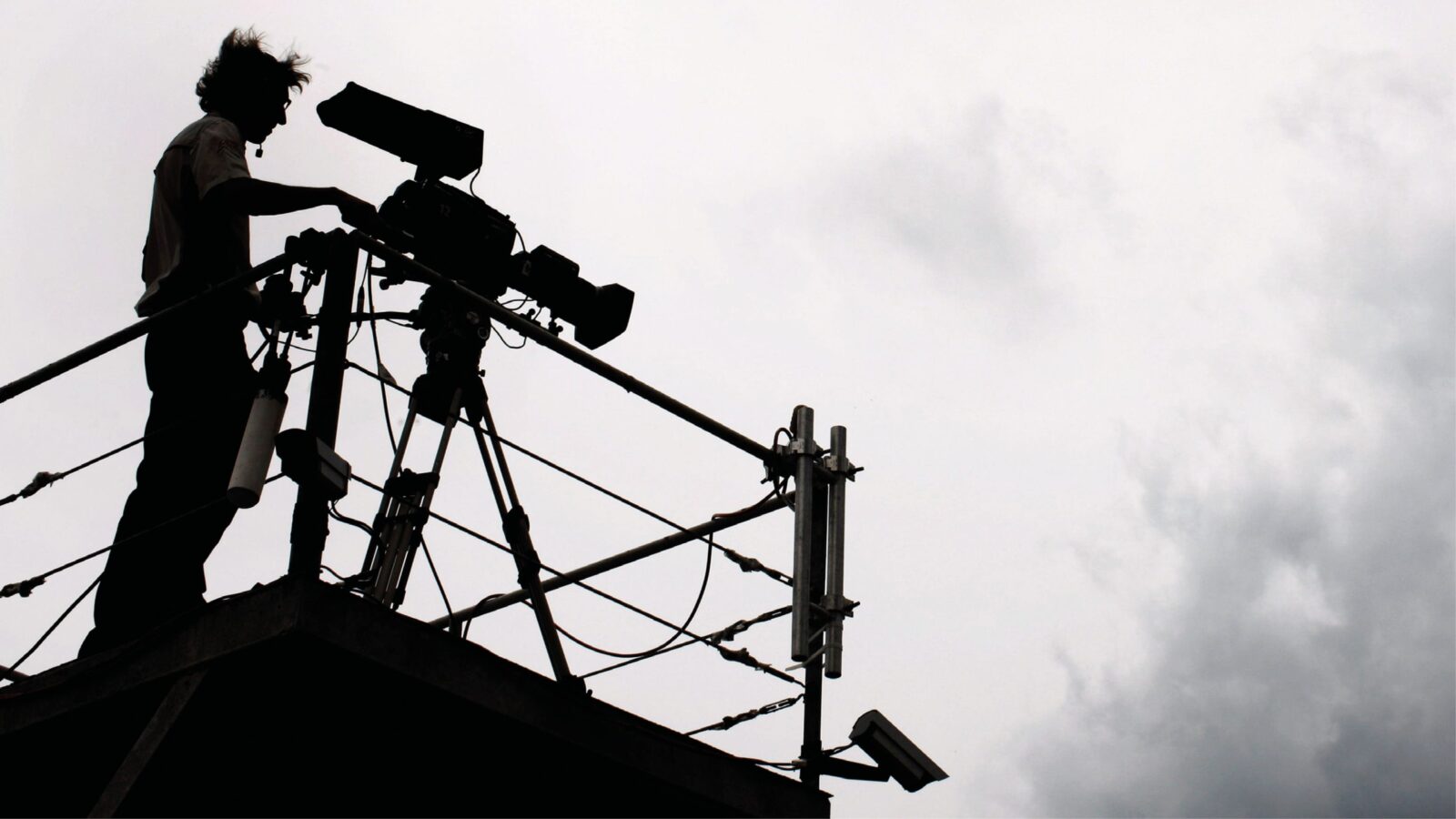 Sky tv camera man