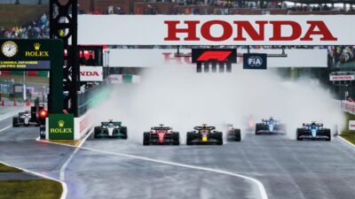 Wet start in Suzuka