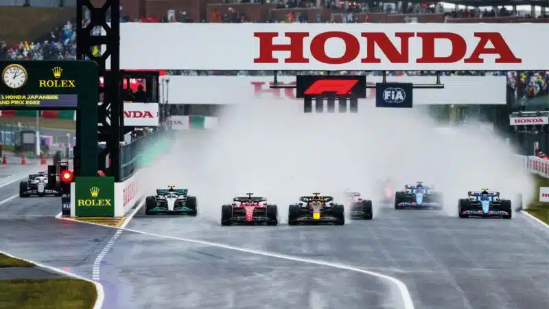 Wet start in Suzuka