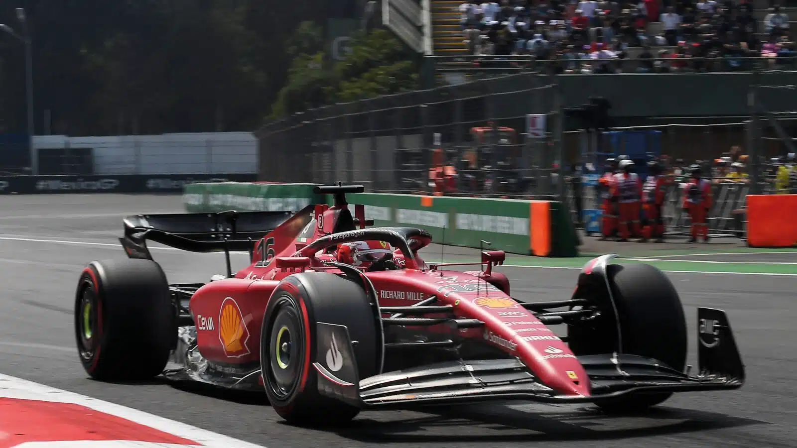Charles Leclerc at Mexican GP