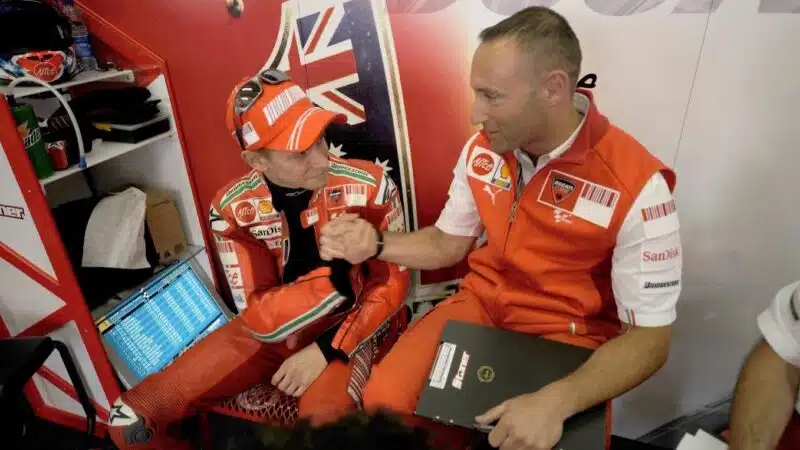 Casey Stoner and Cristian Gabarrini copy