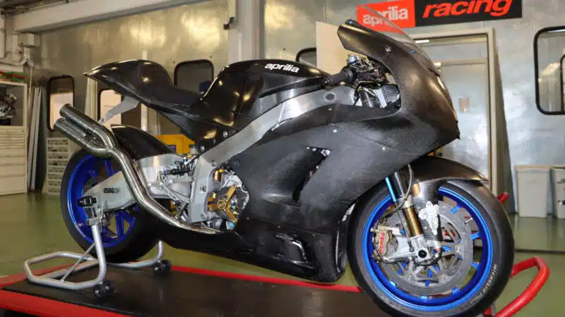 Aprilia RS Cube in matt black livery