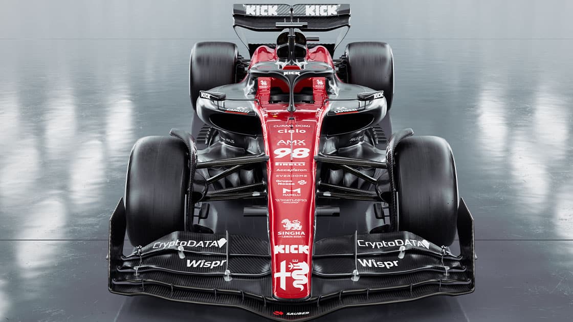 2 2023 Alfa Romeo Formula 1 car