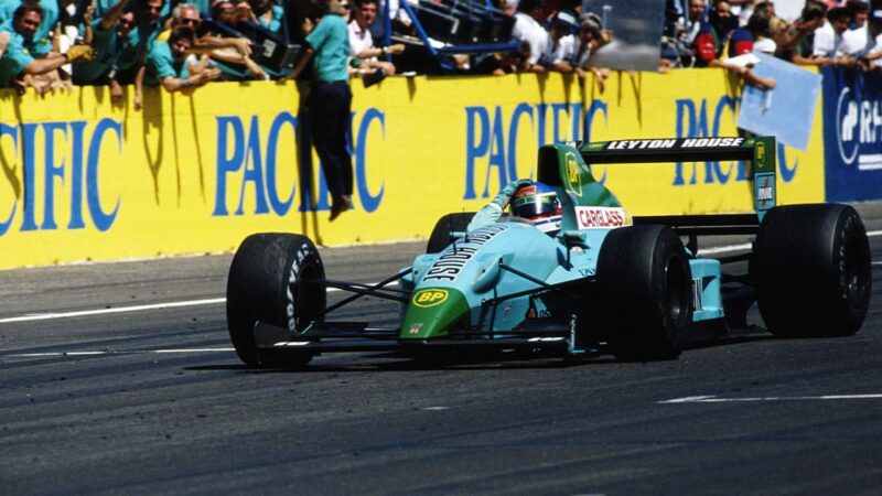3 Paul Ricard 1990 French GP Leyton House CG901B f1 car