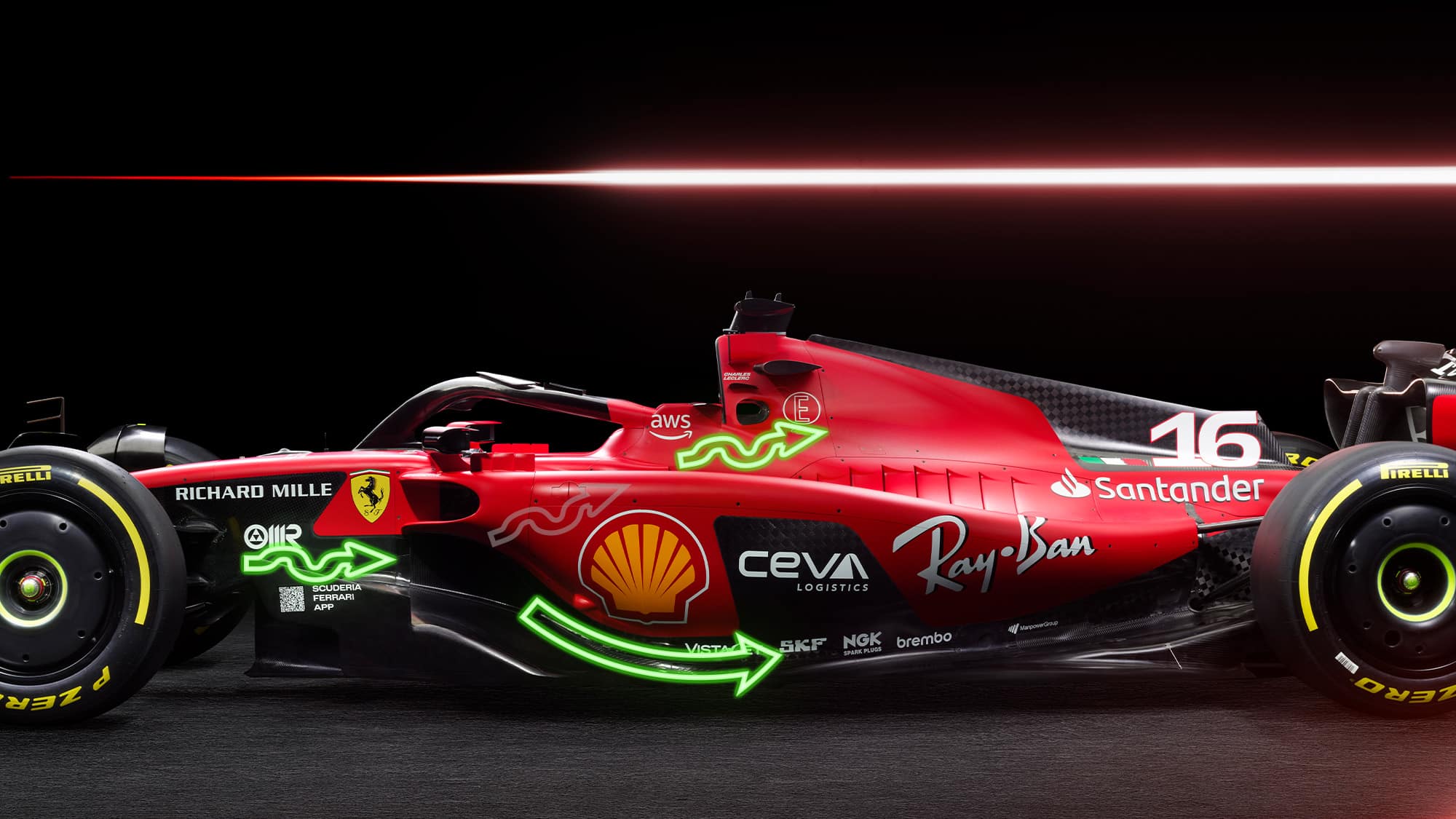 Ferrari duct airflow