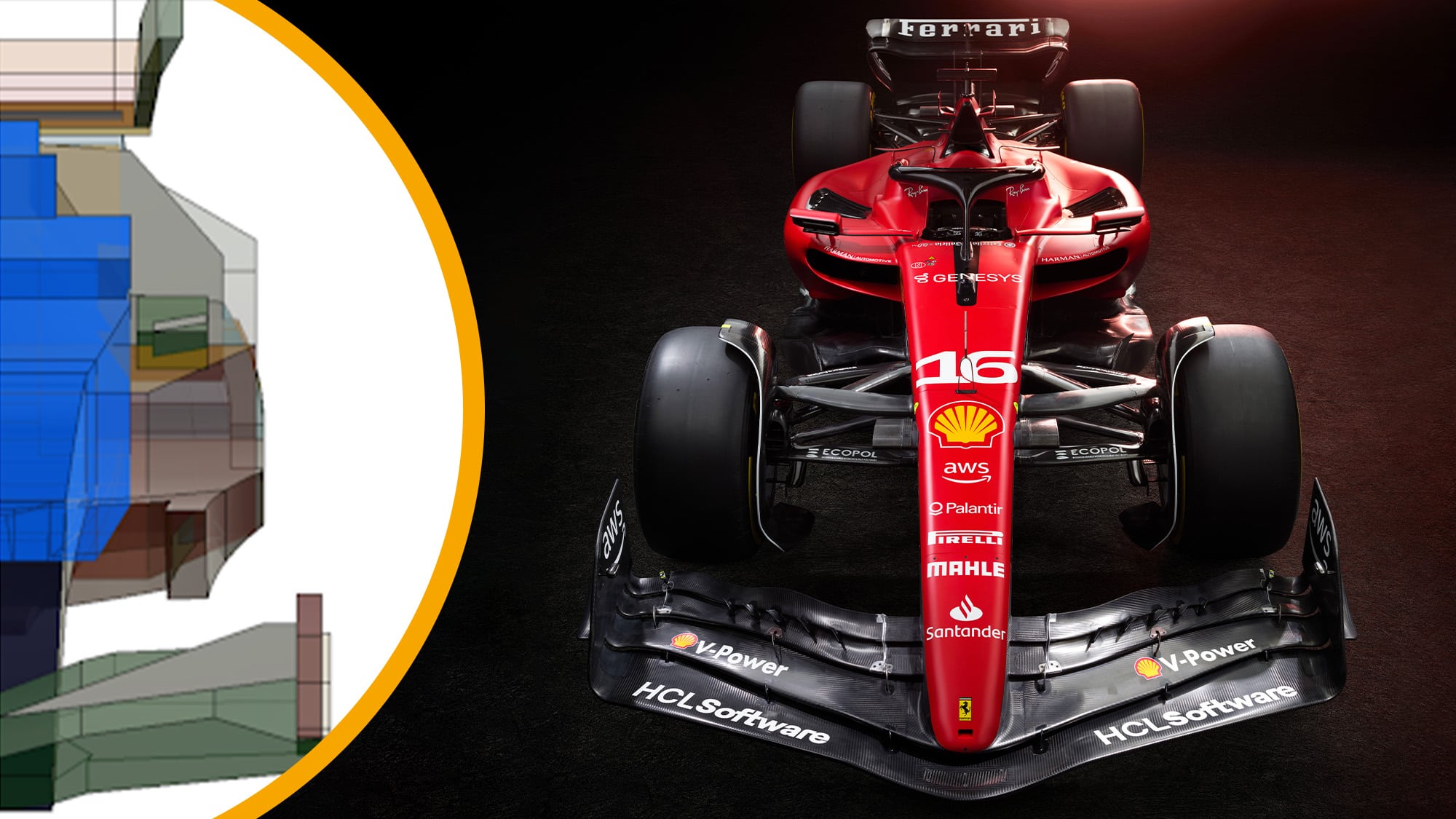 Ferrari with mid chassis legality boxes