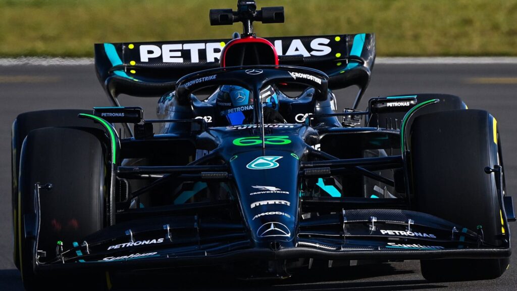 The new Mercedes-AMG out on track