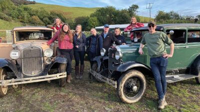 Team photo at the Welsh Trial in October 2022, with Rebecca Smith