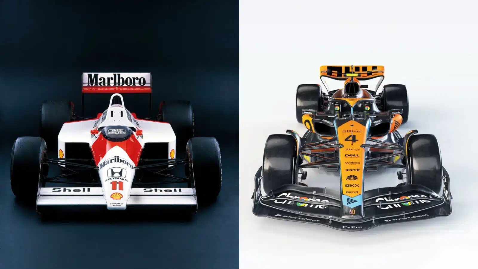 Two McLaren F1's from different times