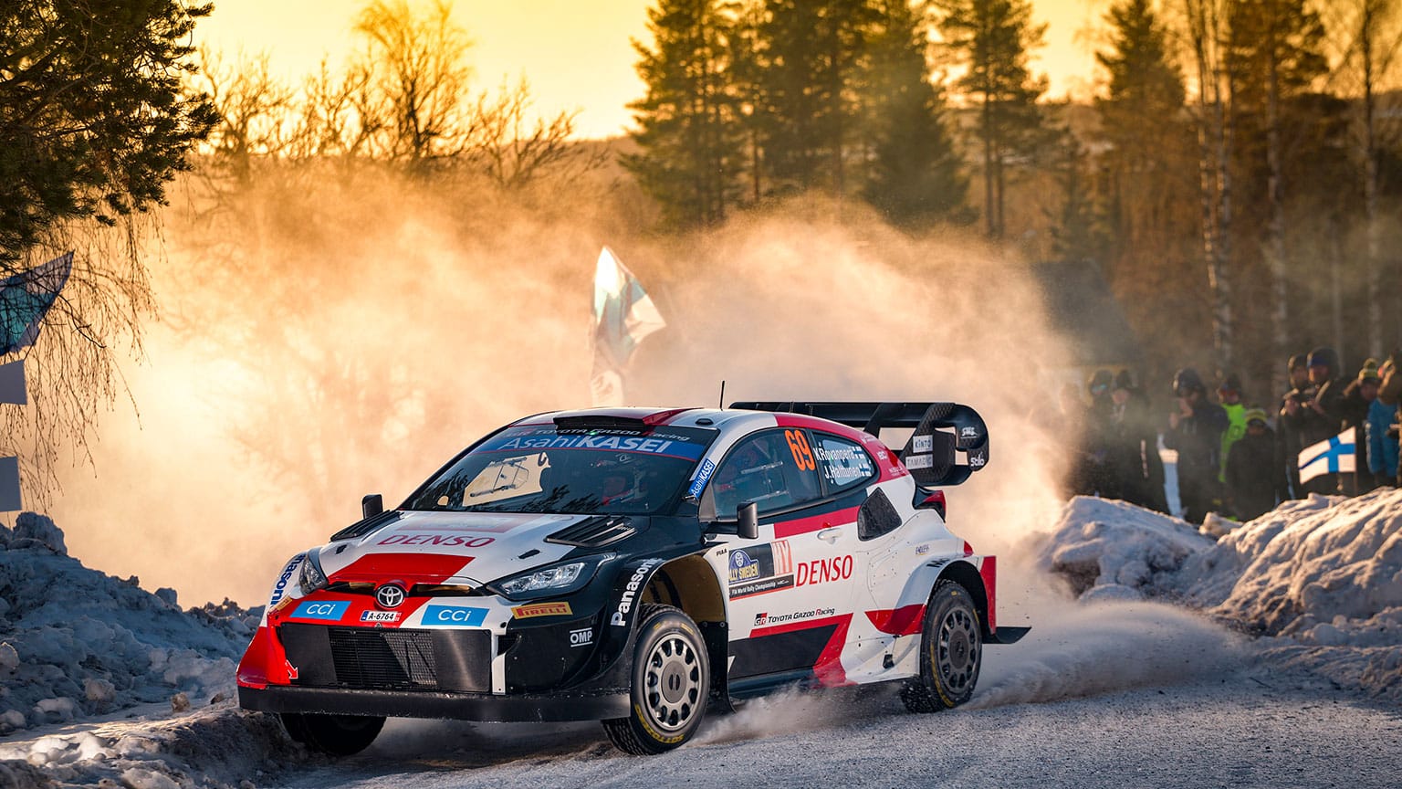 Kalle Rovanpera's Toyota
