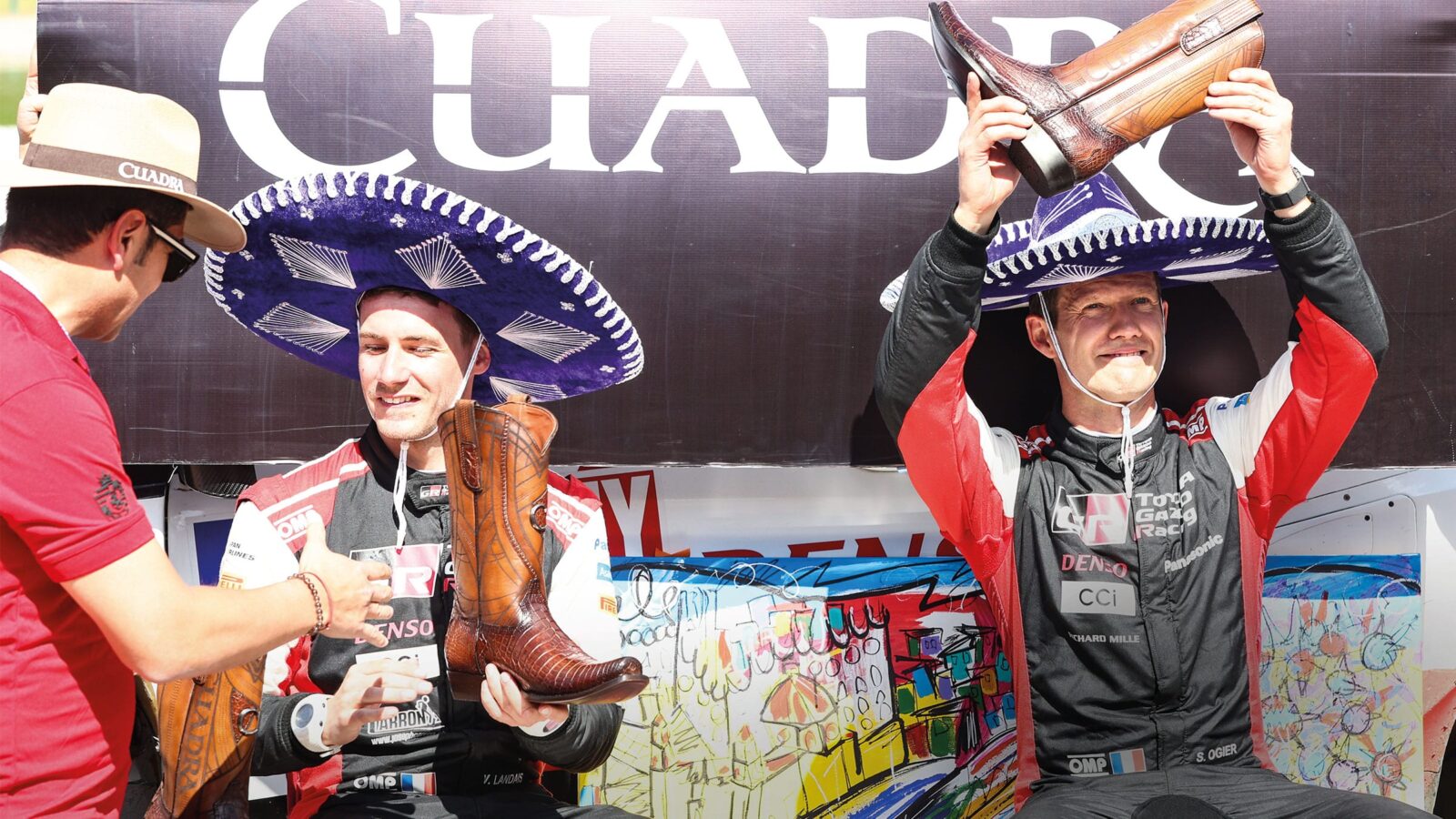 Ogier celebrates in Mexico