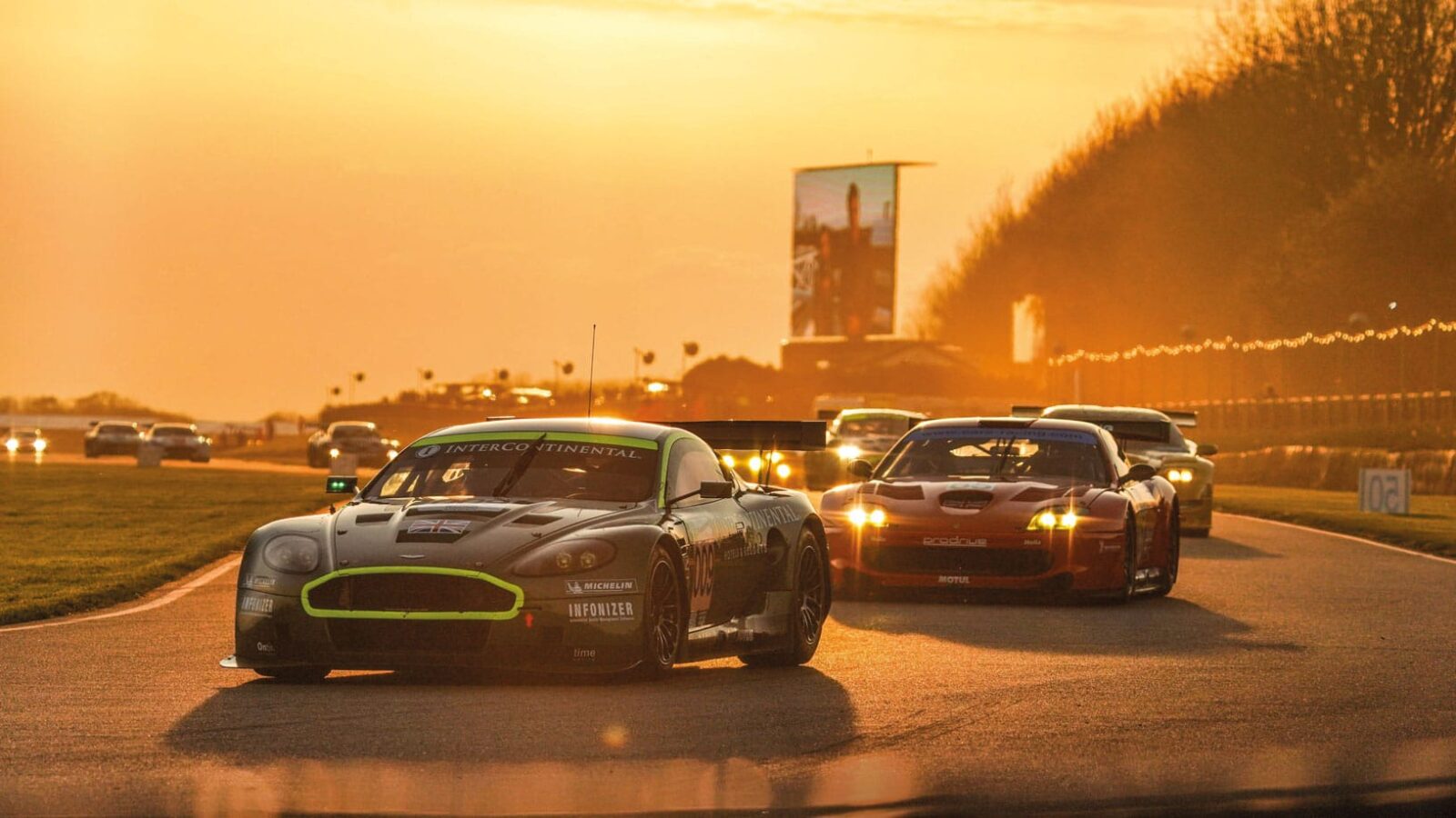 GT1 demo in the sunset