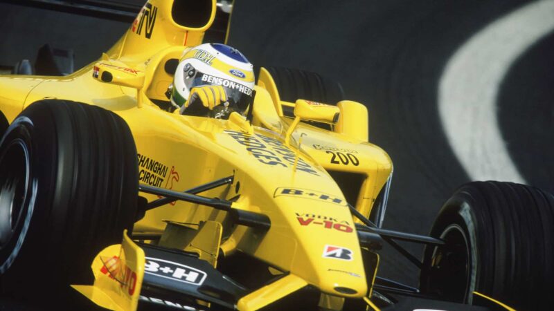 Giancarlo Fisichella Jordan 2 Brazilian GP trophy 2003