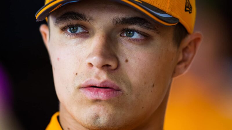 Lando Norris portrait from 2023 F1 season