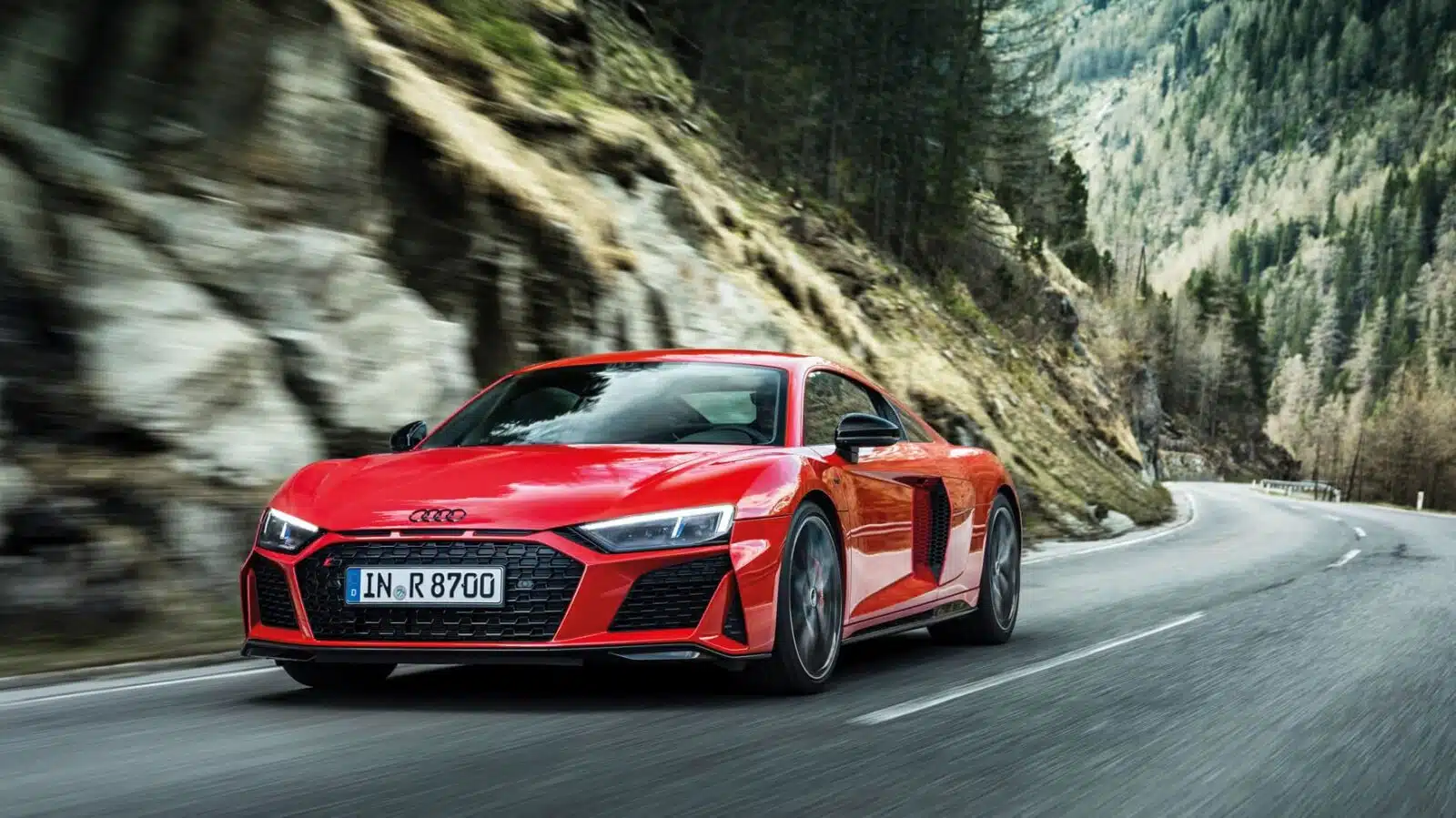 Red Audi R8