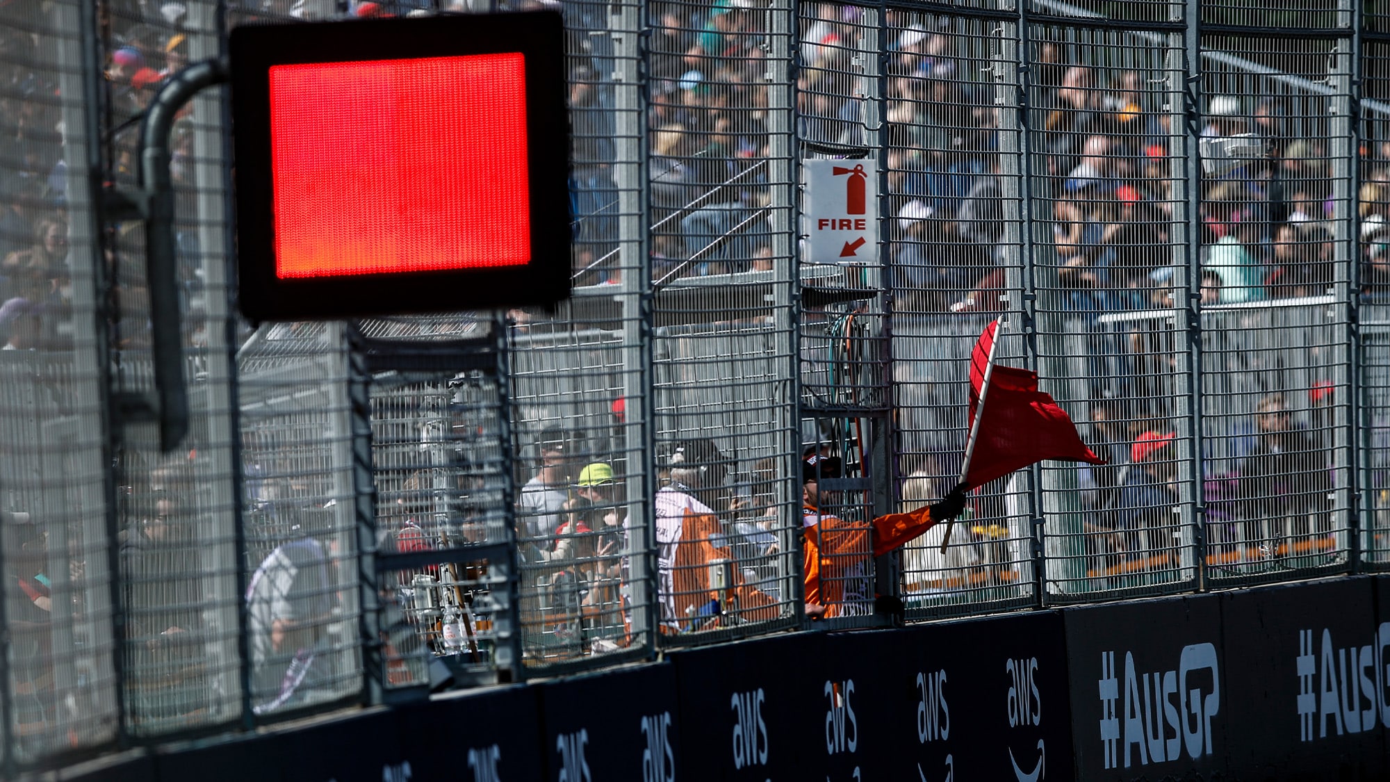 Red flag waved at 2023 Australian Grand Prix