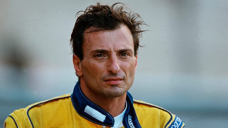 Riccardo Patrese in Benetton overalls in 1993