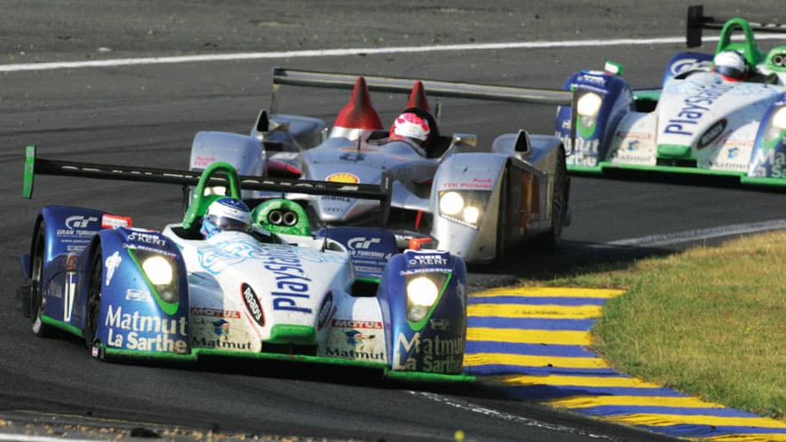 Sébastien Loeb leads the pack at Le Mans 2006
