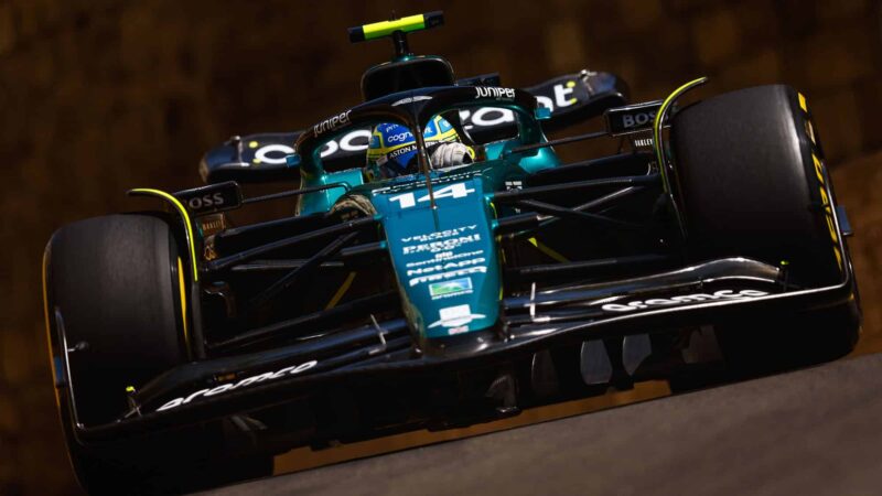 1 Fernando Alonso Aston Martin 2023 Azerbaijan GP