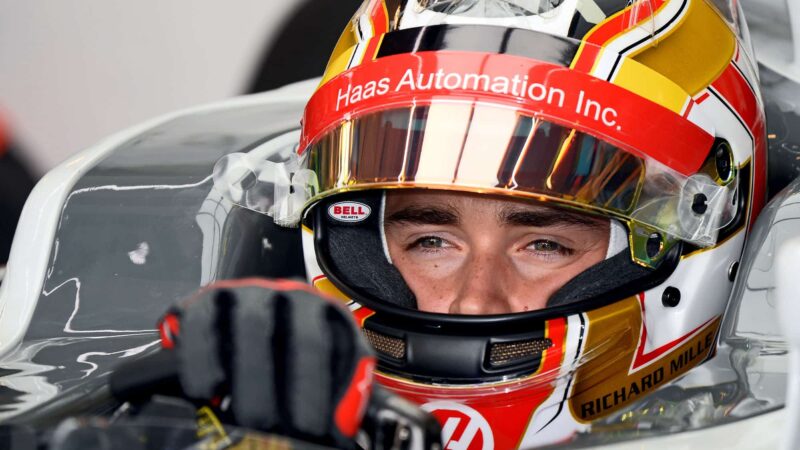 Charles Leclerc Haas 2016 GP