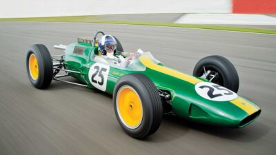 David Coulthard Lotus 25 Silverstone