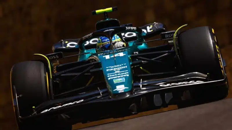 Fernando Alonso in Aston Martin