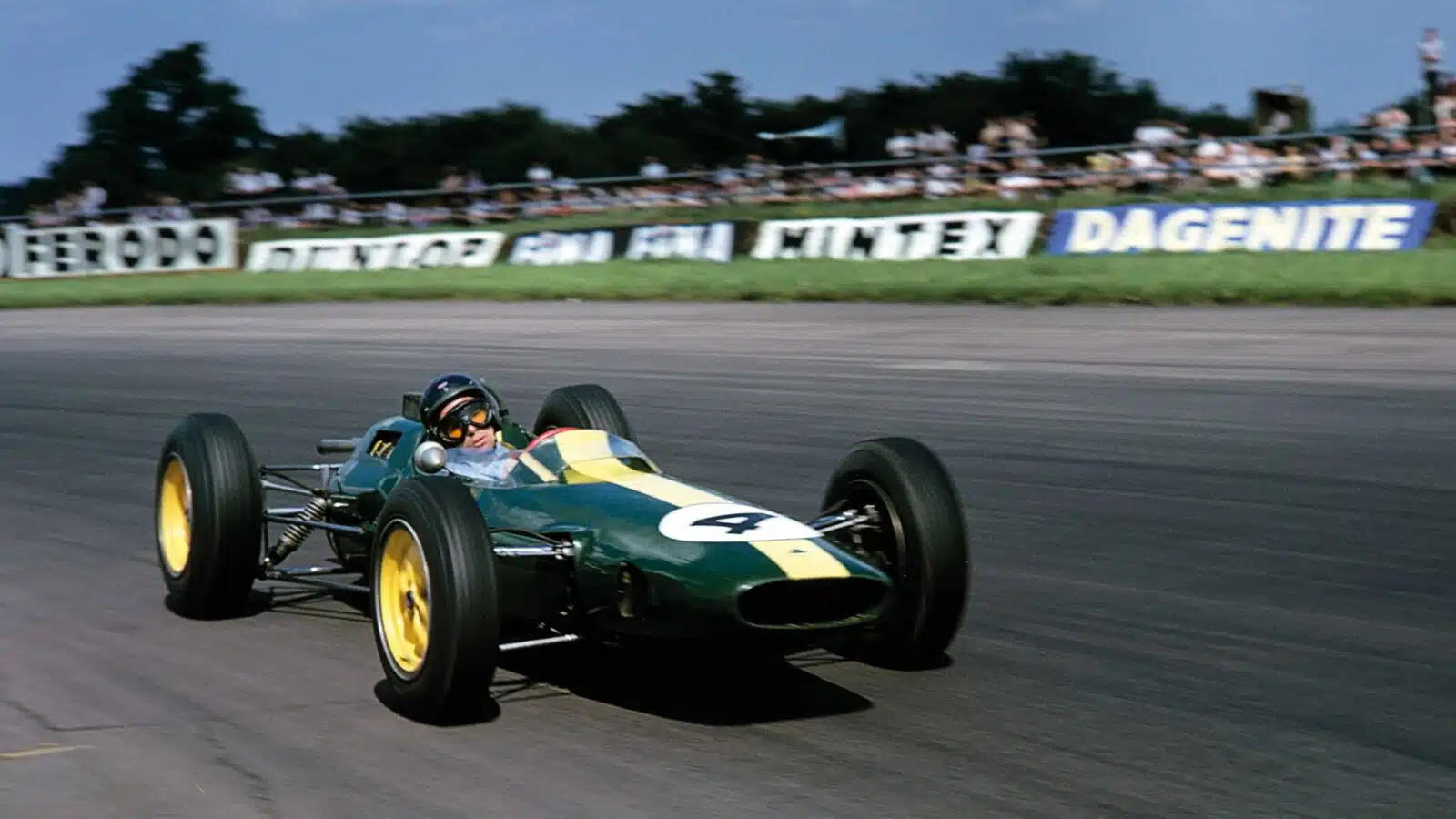 Jim Clark in the Lotus 25